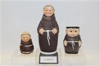 Lot 2064 - Selection of Goebel Monk figures including a...