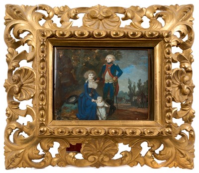 Lot 910 - Jean Antoine Laurent (1763-1832), miniature watercolour on ivory
