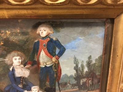 Lot 910 - Jean Antoine Laurent (1763-1832), miniature watercolour on ivory