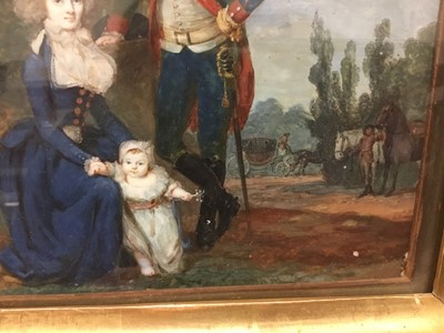 Lot 910 - Jean Antoine Laurent (1763-1832), miniature watercolour on ivory