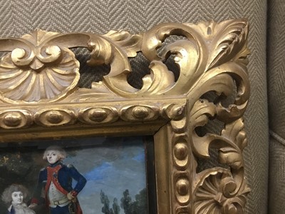 Lot 910 - Jean Antoine Laurent (1763-1832), miniature watercolour on ivory