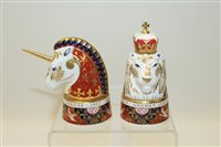 Lot 2071 - Two Royal Worcester limited edition candle...