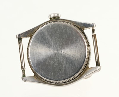 Lot 725 - 1940s Rolex Oyster Speedking Precision stainless steel wristwatch, numbered 630385 and 5056