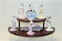 Lot 2081 - Collection of six Coalport My Fair Ladies...