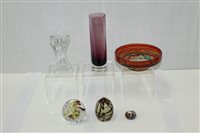 Lot 2083 - Studio glass - including signed M'dina Art...