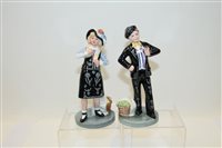 Lot 2095 - Two Royal Doulton figures - Pearly Boy HN2767...