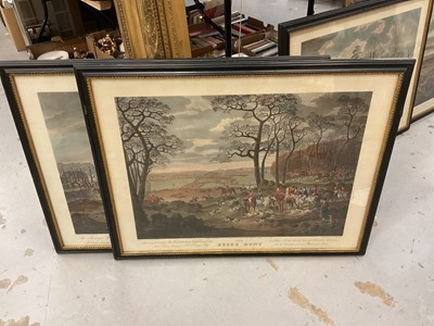 Lot 533 - Set of four colour prints 'The Essex Hunt'