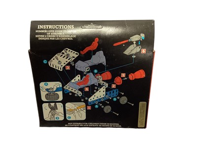 Lot 1893 - Miro Meccano (1981) Action Packs including Lunar Warrior No.0-86200(x2), Crater Chaser No.0-86202 & Star Patrol No.0-86110, all boxed (4)