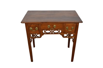 Lot 1323 - George III fruitwood lowboy
