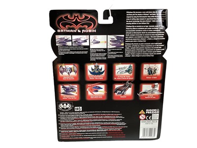 Lot 1890 - ERTL (c1993) DC Comics Batman The Animated Series diecast metal vehicles including Batmobile No.2446, Batplane No.2447, Batboat No.2448, Batcycle No.2449, Gotham City Police Helicopter No.2457 & Br...