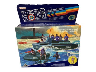 Lot 15 - Bluebird (c1989) Zero Hour (when the brave must fight to save the World!) Blue Shark M.T.B. & Armed Inflatable Set, boxed (1)