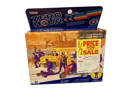 Lot 20 - Bluebird (c1989) Zero Hour (when the brave must fight to save the World!) U.A.V. "Tour Bus" & Armed Trike Set, boxed (2).