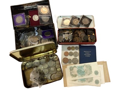 Lot 462 - World - Mixed coinage to include G.B. pre 1947 silver