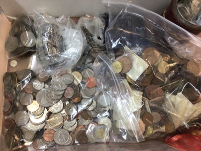 Lot 472 - World - Mixed coins & bank notes to include British West Africa 1/10th Pennies 1939 UNC x 111