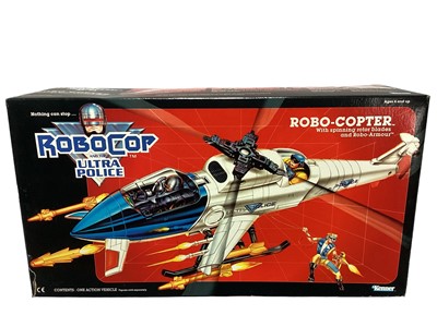 Lot 150 - Kenner (c1988) RoboCop and the Ultra Police Robo-Copter, with original internal packaging, instruction sheet & stickers, boxed (slight damage and small tear) (1)