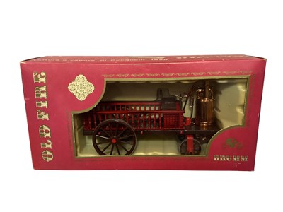 Lot 1889 - Brumm 1:43 Scale Old Fire Historical Revival Silver Serie Veicolo a turbina di Verbiest No.1681, veitura a vapore di Pecqueur No.1828 & anfibio di Evans No.1804, all in window boxes (3)