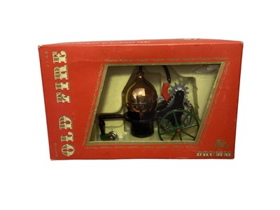 Lot 1889 - Brumm 1:43 Scale Old Fire Historical Revival Silver Serie Veicolo a turbina di Verbiest No.1681, veitura a vapore di Pecqueur No.1828 & anfibio di Evans No.1804, all in window boxes (3)