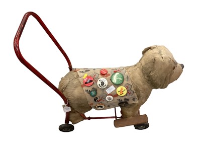 Lot 1955 - Collection of Triang to include wheeled dog, wheeled horse, toqwer duck, also zebra hobby horse