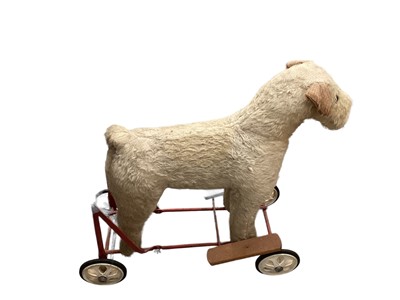 Lot 1955 - Collection of Triang to include wheeled dog, wheeled horse, toqwer duck, also zebra hobby horse