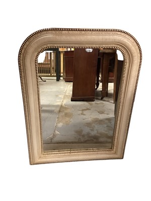 Lot 1273 - Contemporary wall mirror in cream frame by Morris Mirrors, 60cm wide, 80cm high