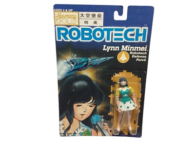 Lot 108 - Harmony Gold (c1992) Robotech Lynn Minmei (Robotech Defence Force) 3 1/2" action figure, on card with bubblepack No.7223 (1)