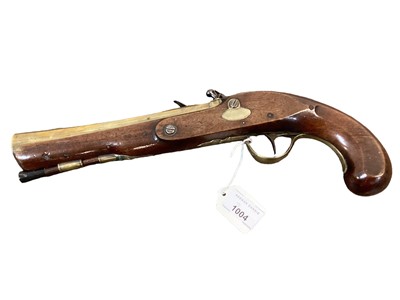 Lot 1004 - Georgian Flintlock blunderbuss pistol by Twigg