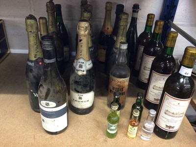 Lot 44 - Four bottles of 1967 Chateau La Tour Capet Grand Cru, together with a bottle of vodka and five miniatures