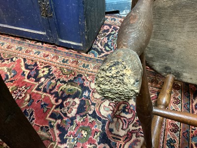 Lot 1610 - Late 18th century stickback armchair