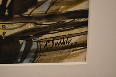 Lot 1711 - *Rowland Suddaby (1912-1972) watercolour, Untitled landscape