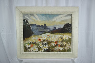 Lot 1714 - *Lucy Harwood (1893-1972) oil on canvas - Landscape