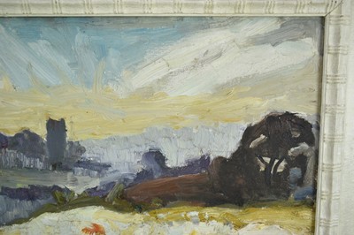 Lot 1714 - *Lucy Harwood (1893-1972) oil on canvas - Landscape