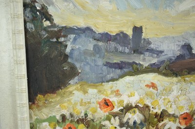 Lot 1714 - *Lucy Harwood (1893-1972) oil on canvas - Landscape