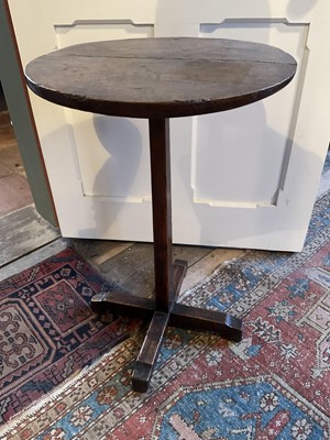 Lot 1781 - Georgian primitive fruitwood occasional table