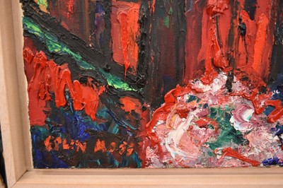 Lot 1545 - *Colin Moss (1914-2005), oil on canvas - Chevalier Street, Ipswich