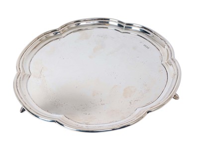 Lot 360 - Silver salver