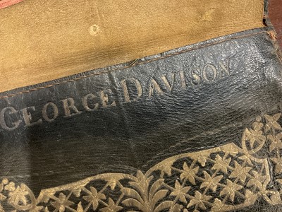 Lot 950 - Rare 18th century Turkish leather wallet