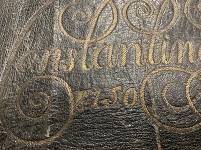 Lot 950 - Rare 18th century Turkish leather wallet
