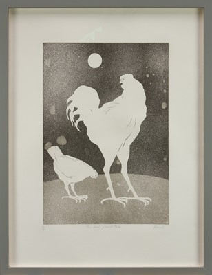 Lot 1161 - *Elisabeth Frink (1930-1993) signed limited edition etching - 'The Nun’s Priest’s Tale', 16/50, 70cm x 53cm, in glazed frame