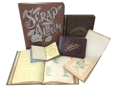 Lot 1696 - Group of various scrap albums