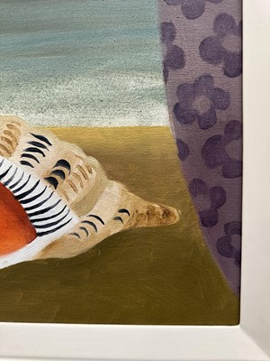 Lot 1033 - *Mary Fedden (1915-2012) oil on canvas - Whitby Harbour, signed and dated '03, 29cm x 39cm, titled and signed to artist's label verso, framed. Provenance: Neptune Fine Art, Derbyshire