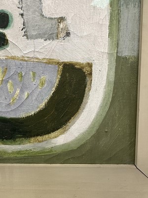 Lot 1032 - *Mary Fedden (1915-2012) oil on canvas - Hyacinth, signed and dated 1975, 41cm x 51cm, signed and titled to artist's label verso, behind glass in gilt frame