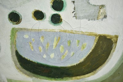 Lot 1032 - *Mary Fedden (1915-2012) oil on canvas - Hyacinth, signed and dated 1975, 41cm x 51cm, signed and titled to artist's label verso, behind glass in gilt frame