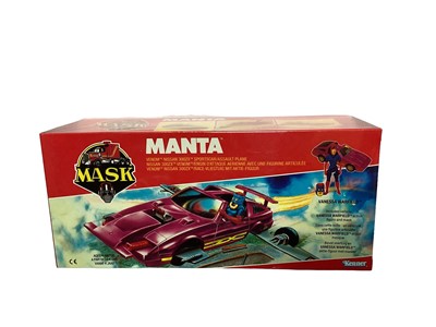 Lot 175 - Kenner Parker (1987) M.A.S.K. Original Series 3 Vehicle Manta VENOM Nissan 300ZX Sports Car/Assault Plane with action figure, in sealed box (1)