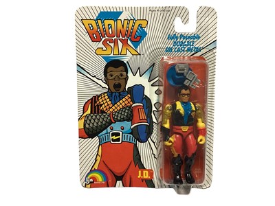 Lot 189 - LJN (1986) Bionic Six  Bennett Family J.D. diecast 3 3/4" action figure, on card with bubblepack (1)