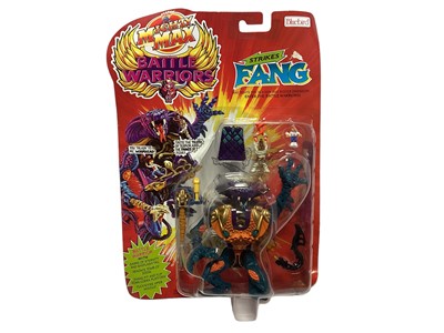Lot 26 - Bluebird (c1994) Mighty Max Battle Warriors - Strikes Fang, on card (corner bent) with comic strip on reserve and bubblepack No.951171 (1)