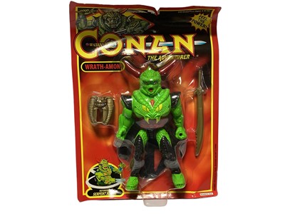 Lot 138 - Hasbro (c1993) Conan the Adventurer Wrath-Amon, on USA card (curled) with bubblepack No.8144 (1)