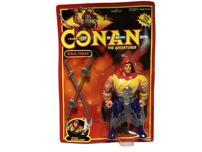 Lot 136 - Hasbro (c1993) Conan the Adventurer Ninja Conan, on USA card (curled) with bubblepack No.8166 (1)