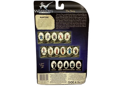 Lot 1888 - Bluebird (c1997) Warriors of Virtue action figures including Mosely No.71012, Master Chung No.71015 & Mantrose No.71009, on card with bubblepack (3)