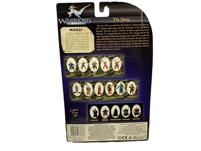 Lot 1888 - Bluebird (c1997) Warriors of Virtue action figures including Mosely No.71012, Master Chung No.71015 & Mantrose No.71009, on card with bubblepack (3)