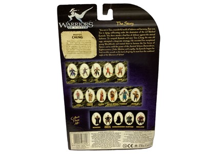 Lot 1888 - Bluebird (c1997) Warriors of Virtue action figures including Mosely No.71012, Master Chung No.71015 & Mantrose No.71009, on card with bubblepack (3)